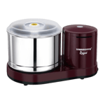 sowbaghya regal table top wet grinder 2 l maroon front vioew