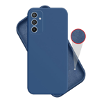 space cloth silicon back case for samsung galaxy a05s blue 01