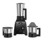 ultra topp 110v 750w mixer grinder 3 jars jet black front view