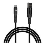 ultraprolink 65w usb to type c 1 5m fast charging cable black front view