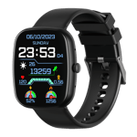 urban pulse smartwatch black front left view