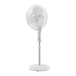 usha max air ultra 400 mm pedestal fan white front view
