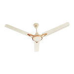 usha racer chrome 1 star 1200 mm ceiling fan rich ivory front view