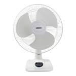 usha striker 400 mm table fan white front view
