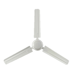 usha swift 1 star 1200 mm ceiling fan rich white front view