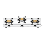 vidiem curve stainless steel 3 burner gas stove silver side view