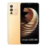 vivo v23 sunshine gold 128gb 8gb ram front and back view