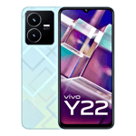 vivo y22 metaverse green 4gb 128gb front and back view