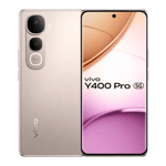 vivo y400 pro 5g fest gold 256gb 8gb ram Front Back View