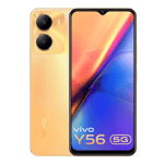 vivo y56 5g orange shimmer 128gb 4gb front and back view