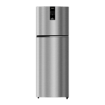 whirlpool 327 l frost free double door 2 star refrigerator ifpro inv cnv illusia steel front view