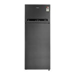 whirlpool 500 l frost free double door 3 star refrigerator steel onyx front view