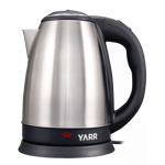 yarr yr k180 flora boil 1500w electric kettle silver 1 8 l Front view