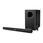 zebronics zeb juke bar 5000 pro bluetooth soundbar with subwoofer 240w black front view