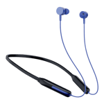 zebronics zeb yoga 2 bluetooth headset blue front view