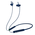 zebronics zeb yoga 9 wireless headset blue front view