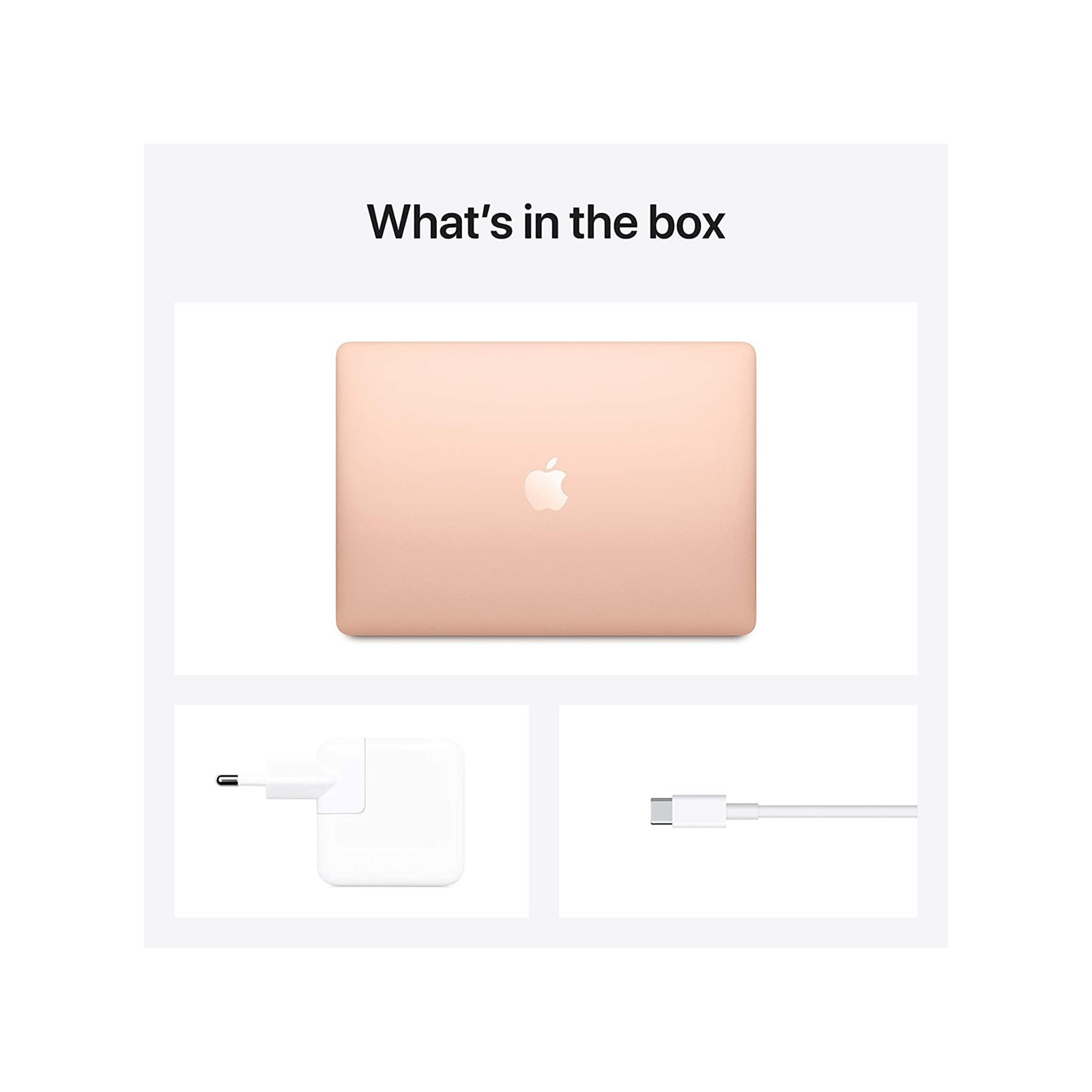 Apple MacBook Air M1 Chip, Mac OS Laptop | 8GB-256GB (Gold)