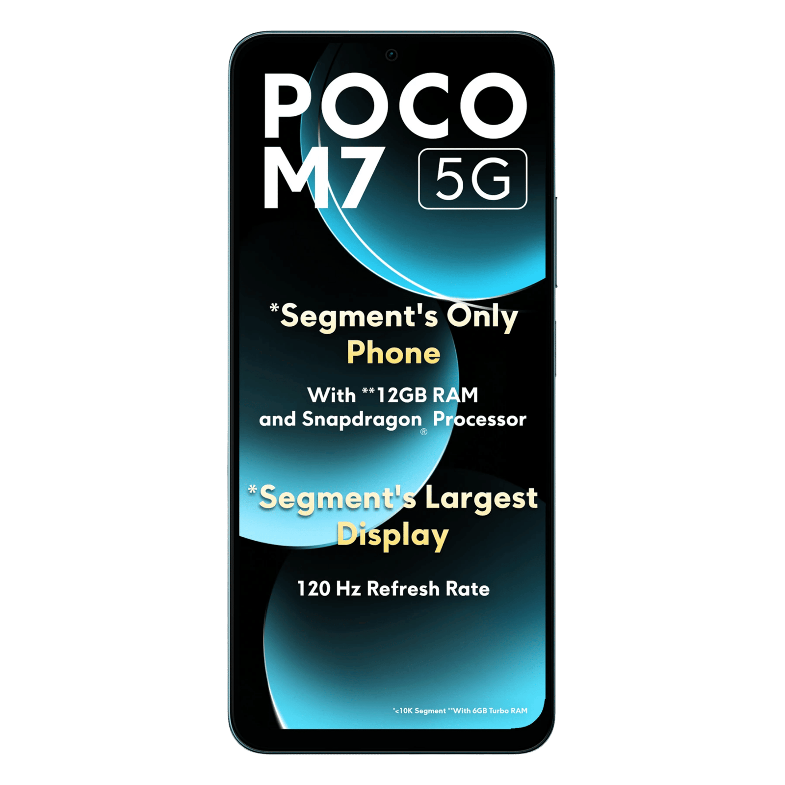 Shop the New Poco M7 5G Ocean Blue, 6GB-128GB on Easy EMI!