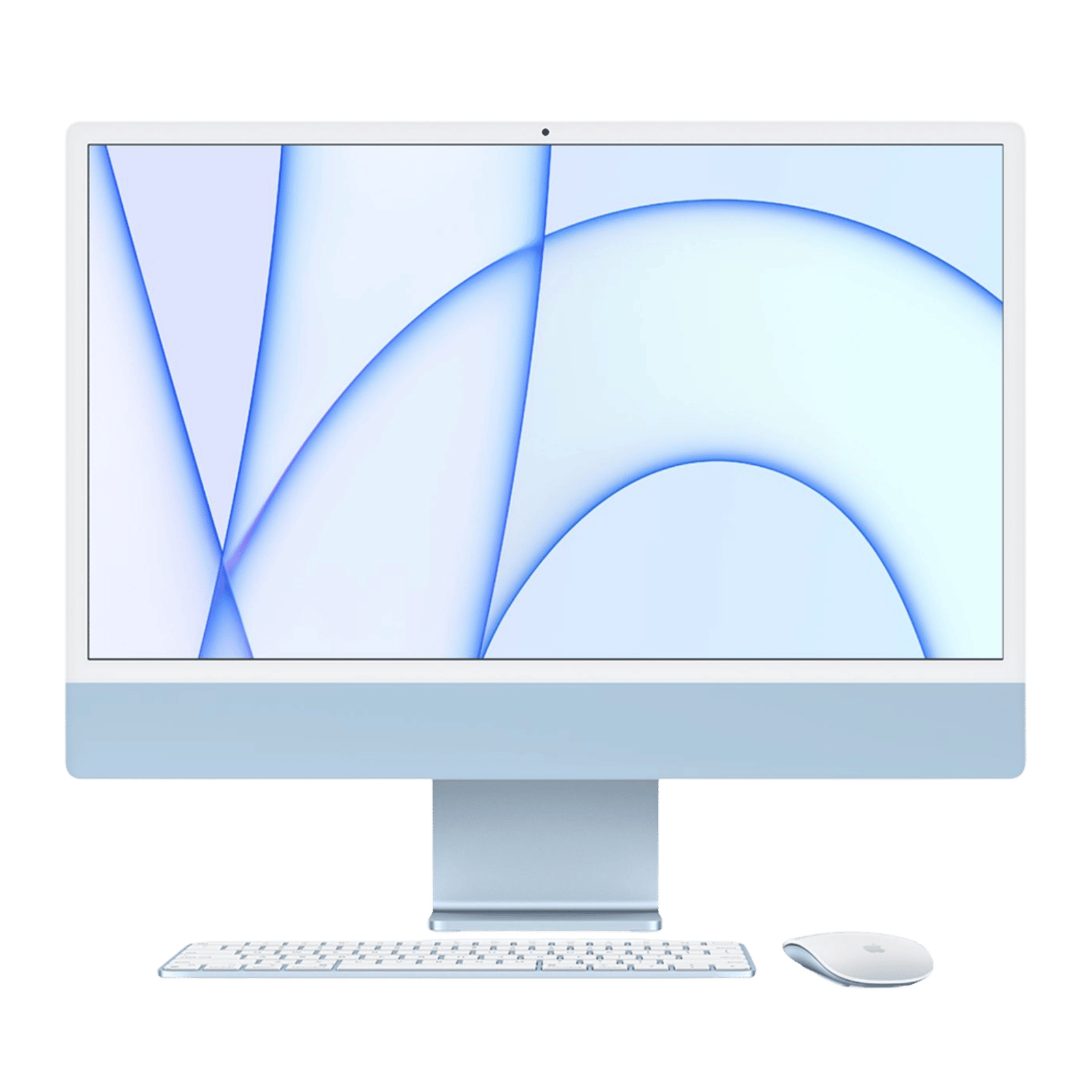 iMac Retina 4.5K Display M1 Chip 8 Core CPU(Blue,8GB-256GB)