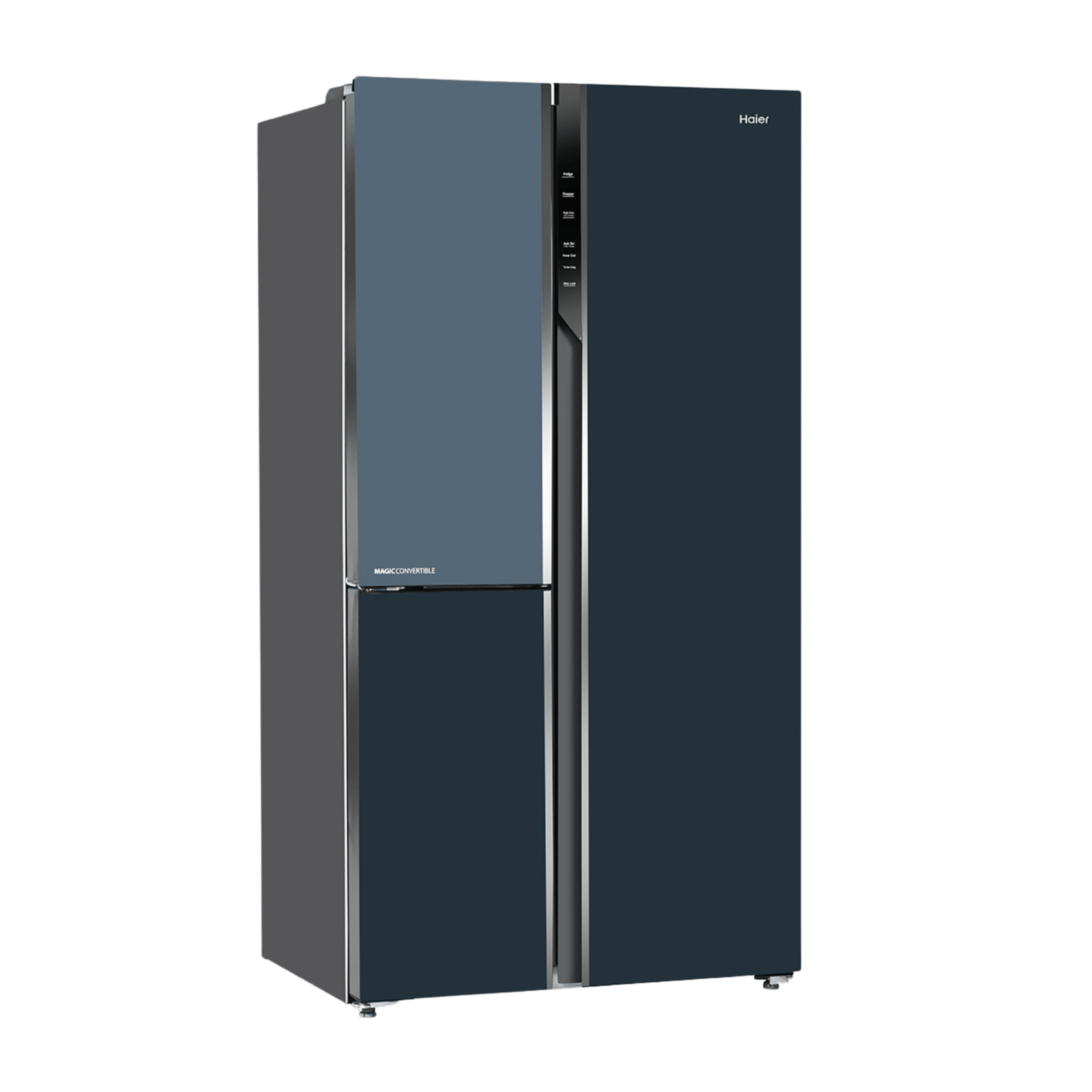 Buy Haier 598 L Side By Side Refrigerator in Grey Onyx Glass