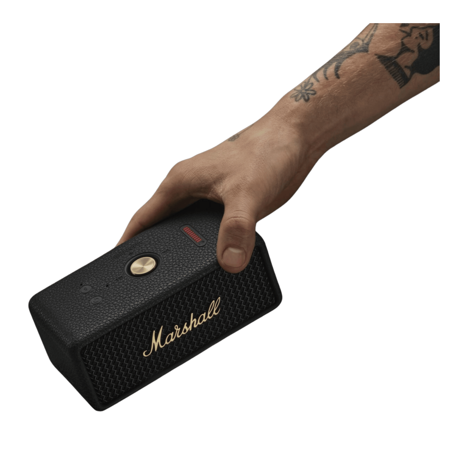 Shop Marshall Emberton III 20W Bluetooth Speaker ( Black/Brass )