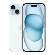 apple iphone 15 blue 512gb front view