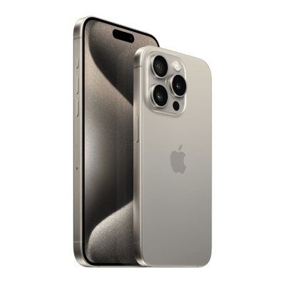 Get the new Apple iPhone 15 Pro (256GB) in Natural Titanium
