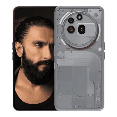 Nothing Phone (3a) Pro 5G Grey 12GB-256GB at Poorvika