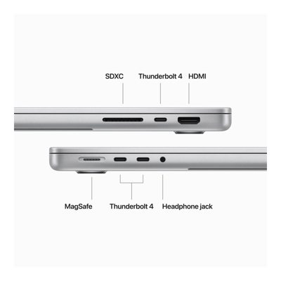 Get Apple MacBook Pro M3 Max Chip Laptop (Silver,36GB-1TB)