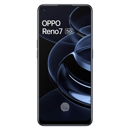 Shop Oppo Reno 7 5G (Starry Black, 8GB-256GB) at Poorvika