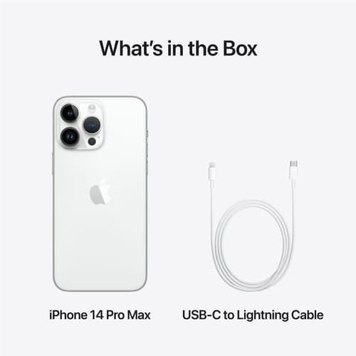 Shop iPhone 14 Pro Max 256GB (Silver) online at best price