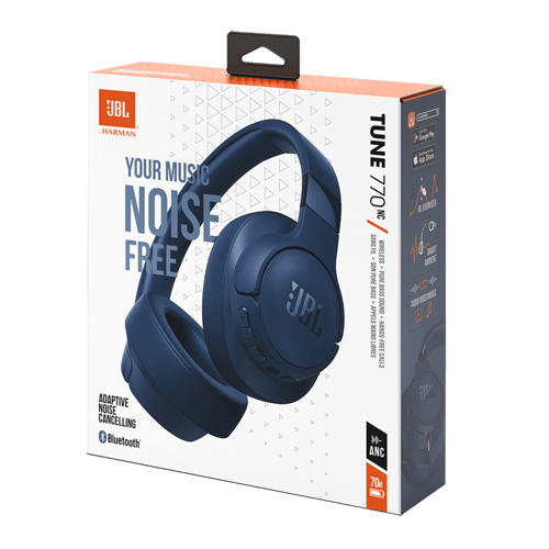 JBL Tune 770NC Bluetooth Headset (Blue) speed charge