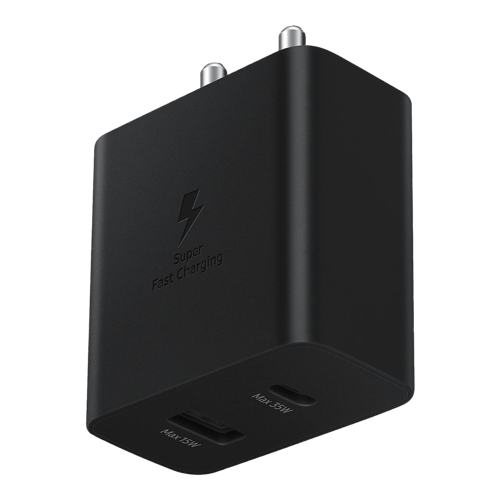 Buy Samsung 35W Power Adapter Duo TA220 Black at best price!