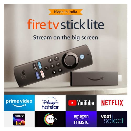 Buy  FireBlack TV Stick Lite With App Controls Lite at best prices
