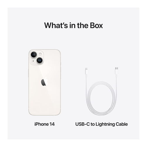 Get iPhone 14, 128gb (Starlight) online at the best price!