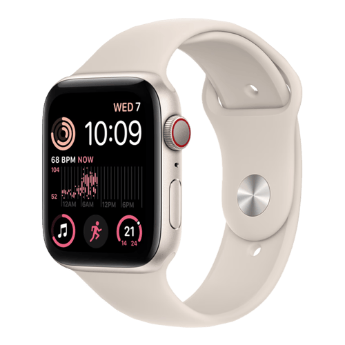 Buy Apple Watch SE GPS + Cellular Starlight,40 mm at Poorvika