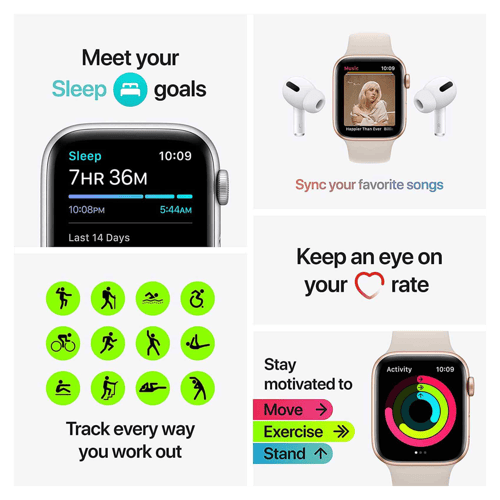 Buy Apple Watch SE GPS (Midnight,44 mm) with Exciting offers