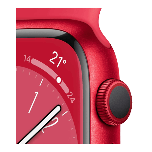 Get Apple Watch Series 8 GPS + Cellular, Red,45 mm at Poorvika online