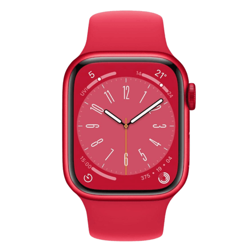 Get Apple Watch Series 8 GPS + Cellular Red,45mm at Poorvika