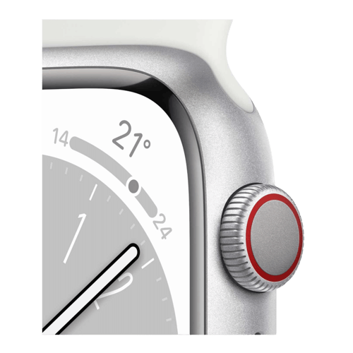 Apple watch series 3 silver with white on sale band