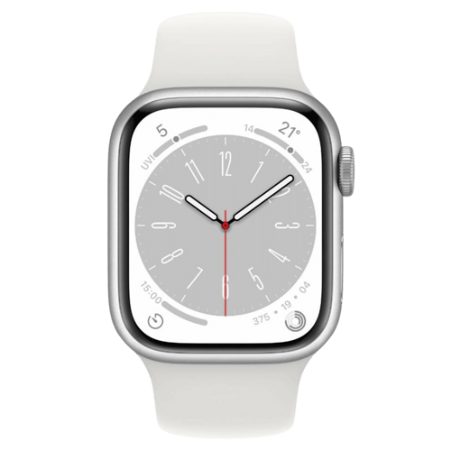 Get Apple Watch Series 8 GPS + Cellular Silver Aluminium Case