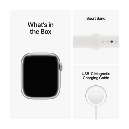 Get Apple Watch Series 8 GPS + Cellular Silver Steel Case