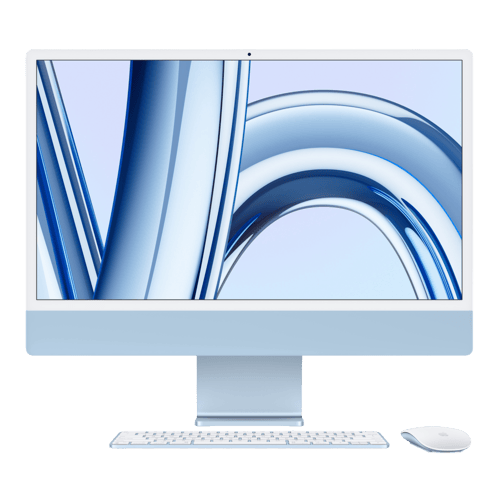 iMac Retina 4.5K Display M3 Chip 10 Core ( Blue, 8GB-256GB )