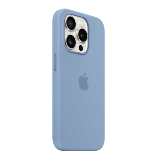 Silicone Case With MagSafe iPhone 15 Pro Winter Blue