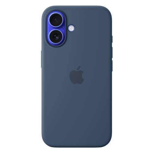 Apple iPhone 16 Silicone Back Case Denim Online