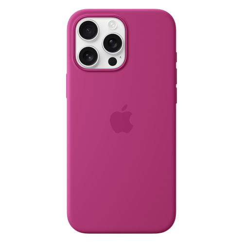 Apple iPhone 16 Pro Max Silicone MagSafe Case Fuchsia