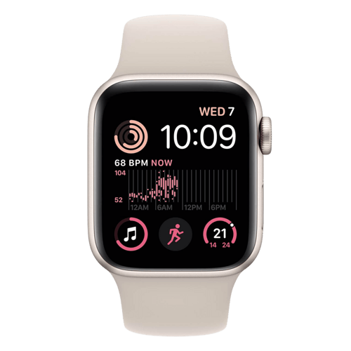 Purchase Apple Watch SE GPS, Starlight,44 mm at online Poorvika