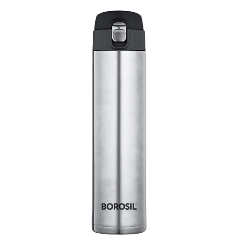 Borosil Novo Titanium 500 ml Flask Water Bottle Titanium