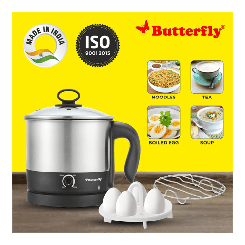 Butterfly Matchless Multi Electric Kettle with Egg Rack