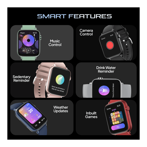 Buy Fire-Boltt Ninja Fit Pro Smartwatch (Black) with Bluetooth